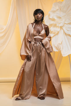 Desert Mirage  Set Complet – Kimono, Bustieră și Pantaloni