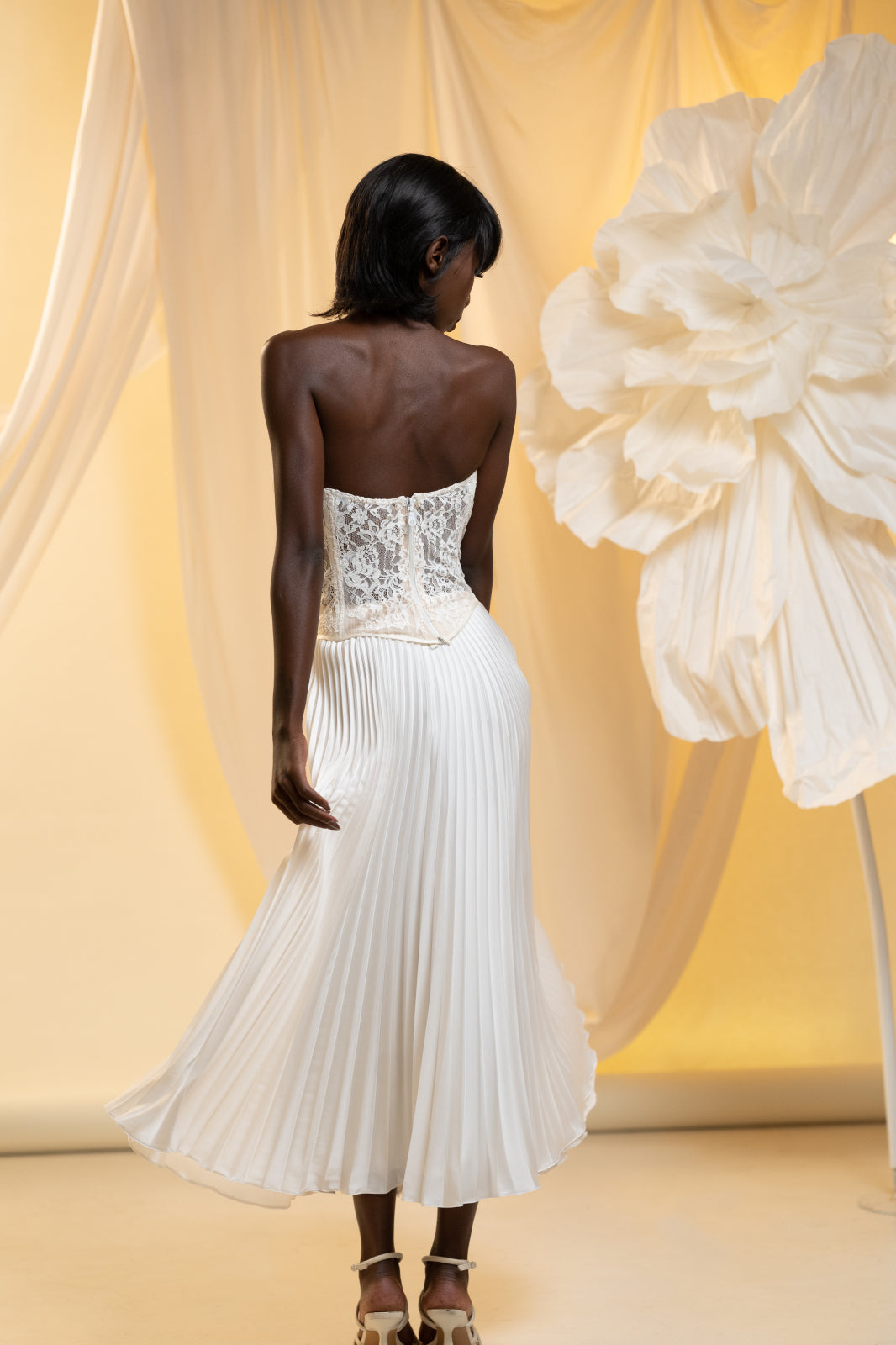 Fusta Luna Pleats